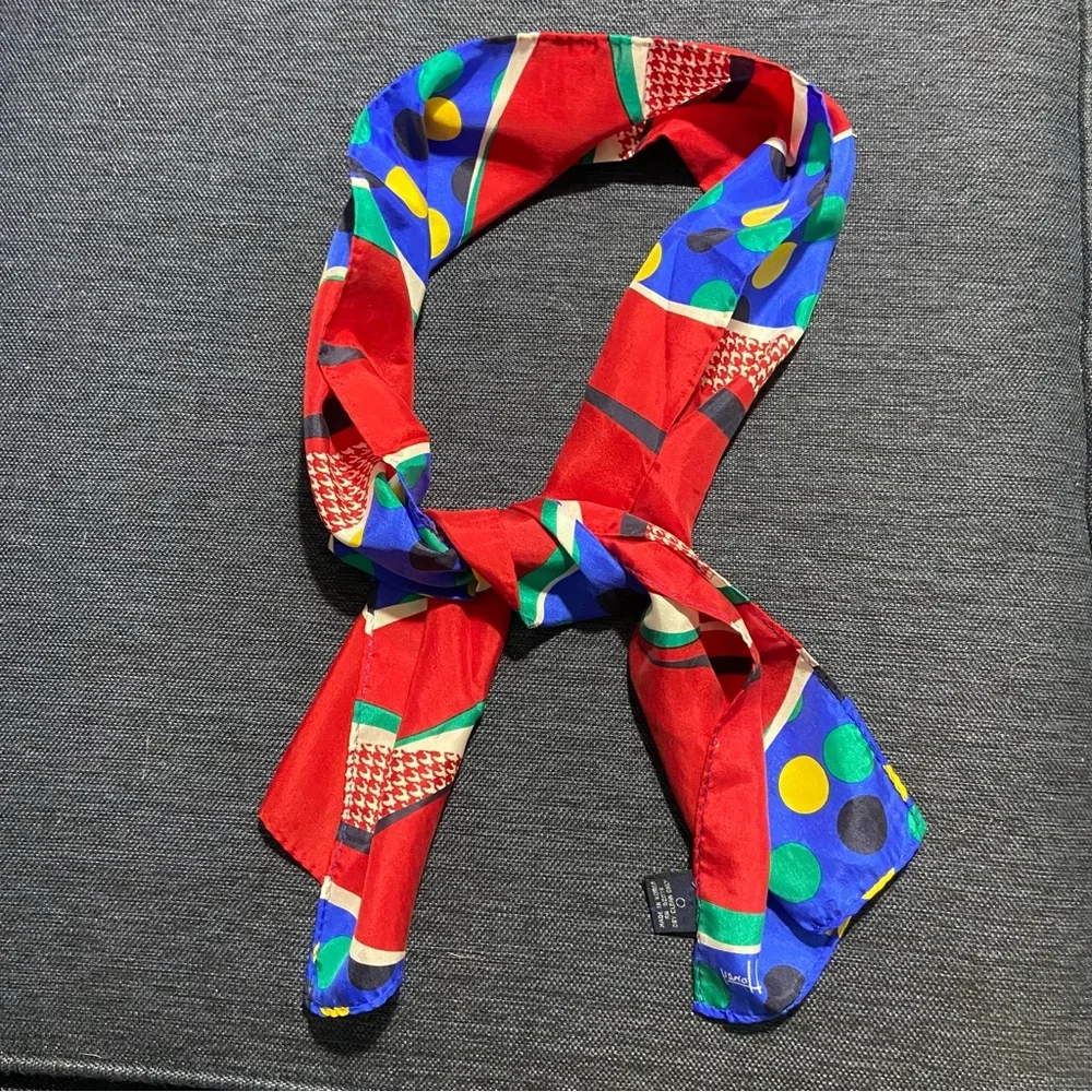 Like New Vintage Honey Silk Scarf